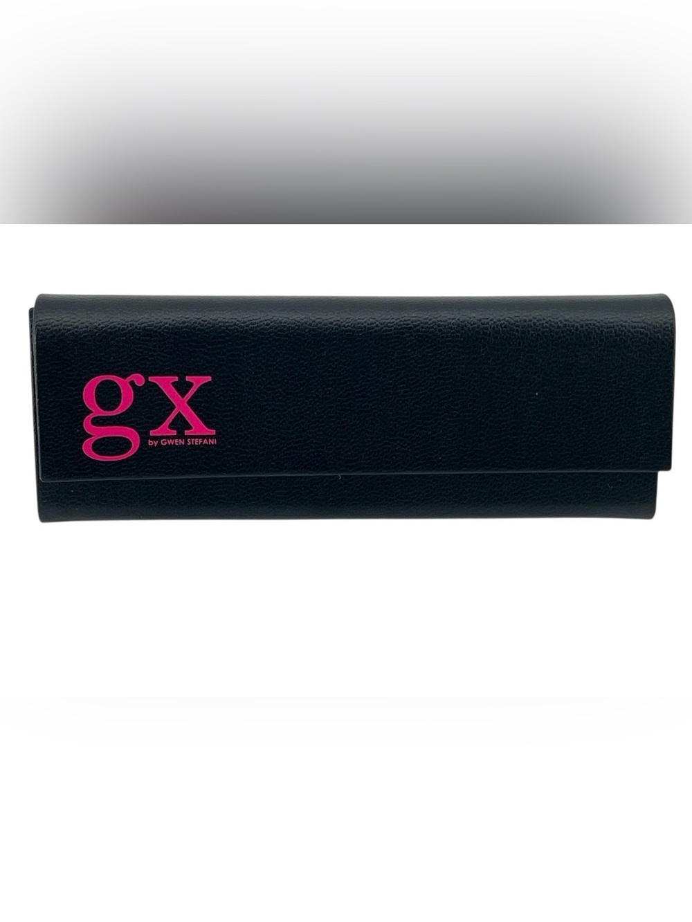 GX by Gwen Stefani Black Eyeglass Case with Pink Logo
